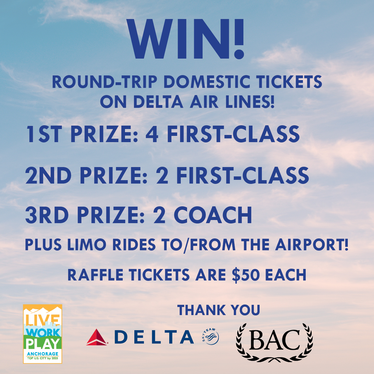 2017 raffle social media AEDC