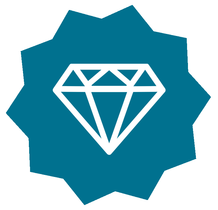diamond shaped name badge