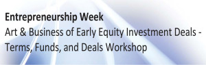 E-Week 2015 Art & Business Early Equity
