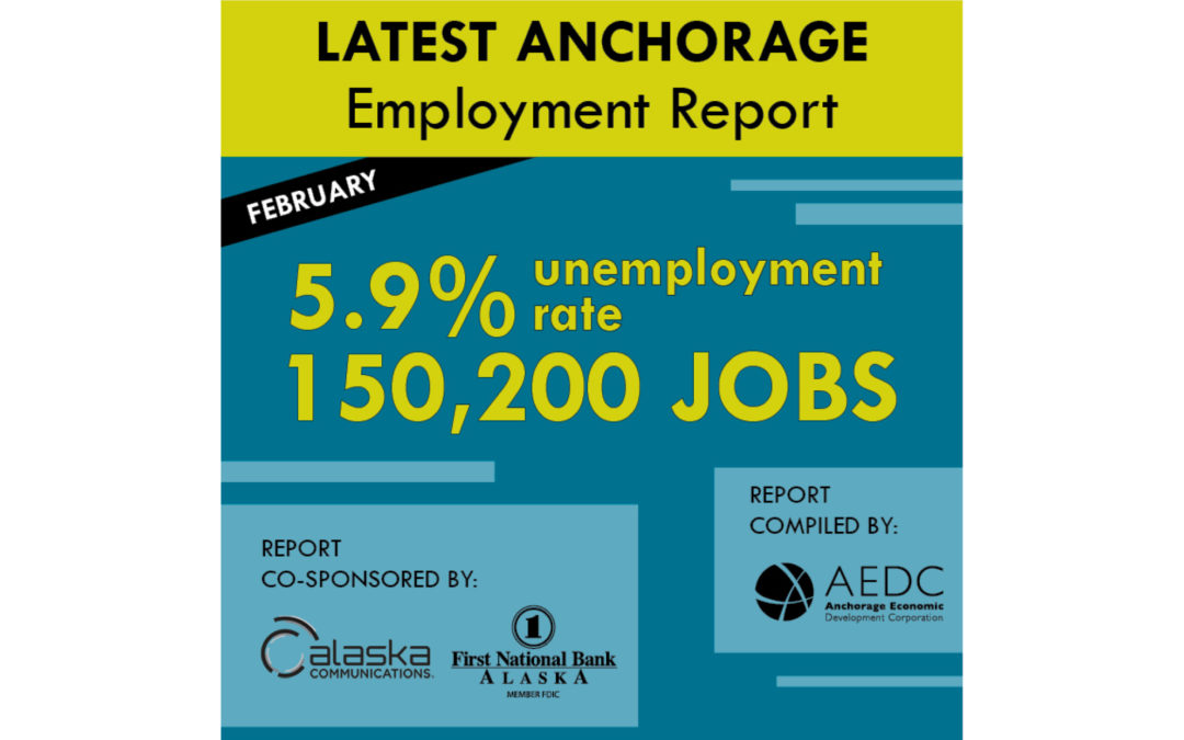 Anchorage February 2017 unemployment rates increase compared to January