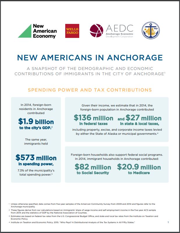 2015 Report on Economic Impact of Anchorage Immigrants