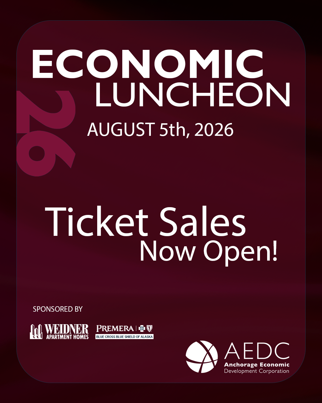 Instagram Social Media Copy AEDC 2024 Economic-Forecast COVER
